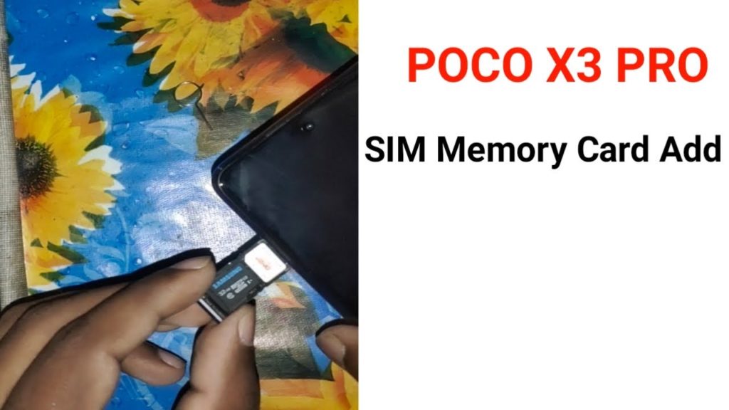 This Photo going to show for the viewers that they can implant both SD and SIM CARD on XIAOMI I POCO X3 Pro 8GB RAM with 256 ROM